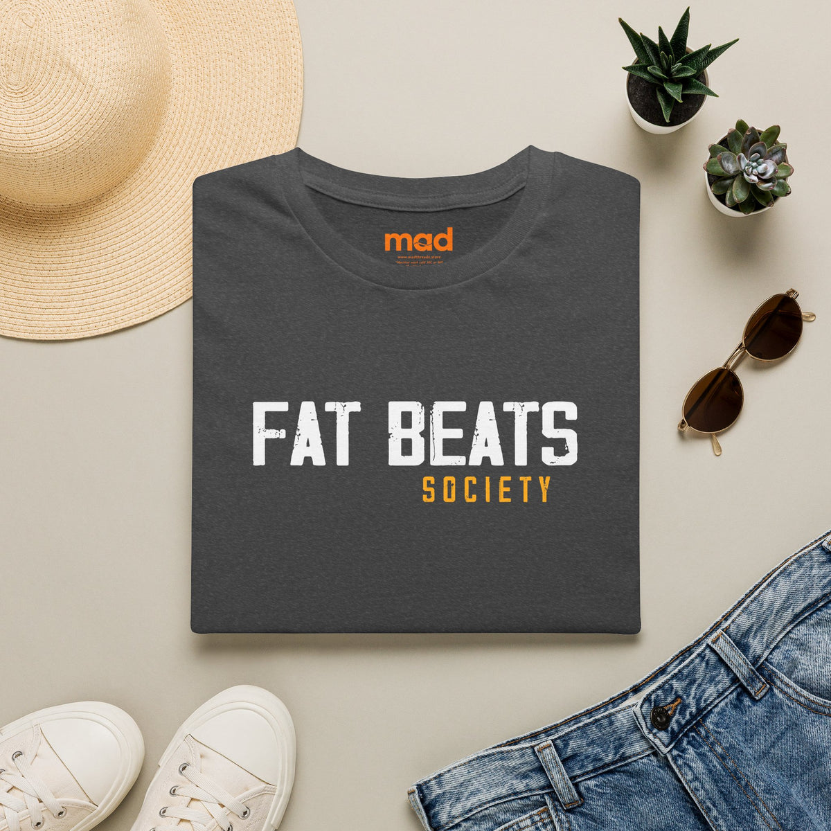'Fat Beats Society' - Unisex Tee