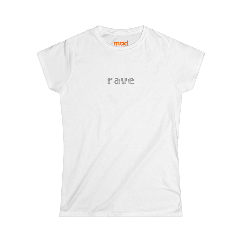 'rave' - Girls Fitted Tee