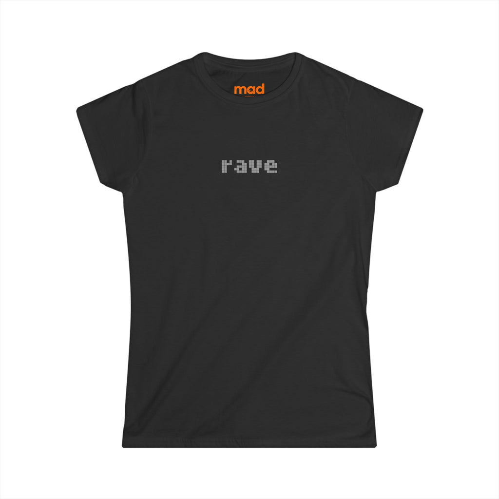 'rave' - Girls Fitted Tee