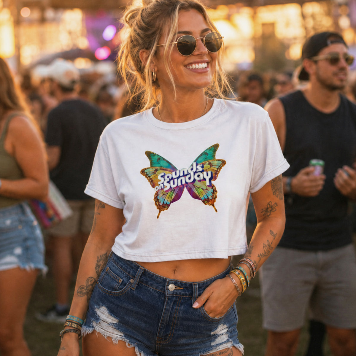 Sounds On Sunday 2026 - Girls Crop Top