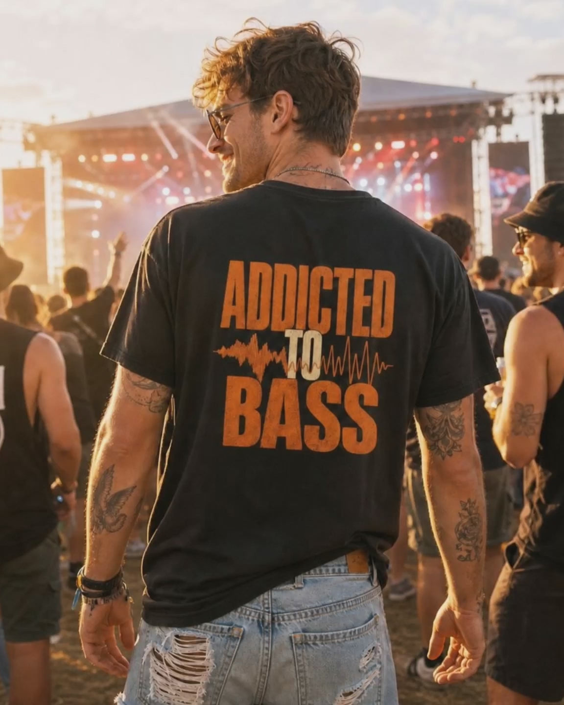 'Addicted to Bass' - Unisex Tee
